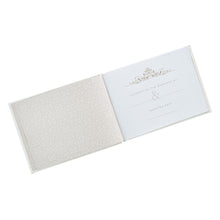 Load image into Gallery viewer, White Lace Mr. & Mrs. Wedding Guest Book