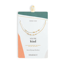 Load image into Gallery viewer, Morse Code Necklaces
