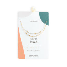 Load image into Gallery viewer, Morse Code Necklaces
