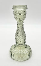 Load image into Gallery viewer, Maybelle Green Glass Taper Holder