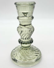 Load image into Gallery viewer, Maybelle Green Glass Taper Holder