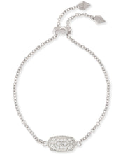 Load image into Gallery viewer, Kendra Scott Elaina Silver Adjustable Bracelets