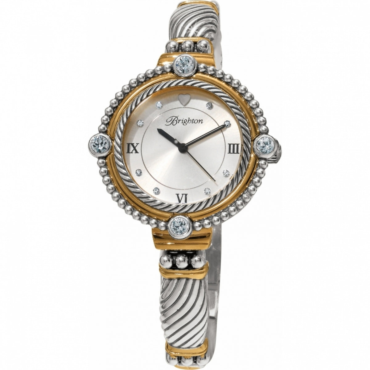 Brighton Costa Mesa ladies two-tone bracelet fashion watch NEW BATTERY Brighton Brighton W30550 Pretty Tough Two Tone Watch Band  main image 4