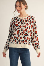 Load image into Gallery viewer, Leopard Sweater Cardigain
