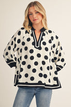 Load image into Gallery viewer, Polka Dot V-Neck
