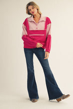 Load image into Gallery viewer, Pink Color Block Top

