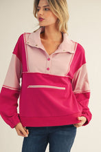 Load image into Gallery viewer, Pink Color Block Top
