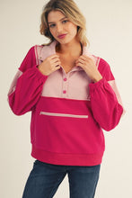 Load image into Gallery viewer, Pink Color Block Top
