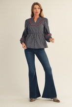 Load image into Gallery viewer, Floral Peplum Top
