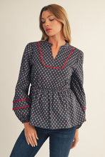 Load image into Gallery viewer, Floral Peplum Top
