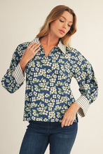 Load image into Gallery viewer, Floral Striped Top
