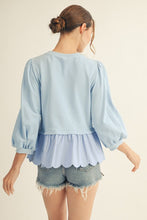 Load image into Gallery viewer, Scallop Hem Top
