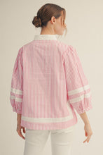 Load image into Gallery viewer, Striped Pink Top
