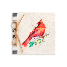 Load image into Gallery viewer, Cardinal Paper Mache Journal
