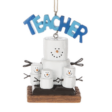 Load image into Gallery viewer, S'mores Teacher Ornament
