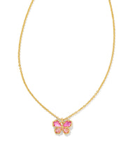 Load image into Gallery viewer, Kendra Scott Mae Butterfly Necklace in Gold
