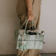 Load image into Gallery viewer, Diaper Caddy in Sage Green

