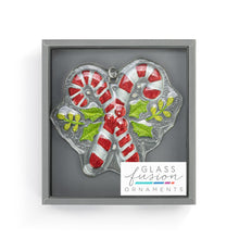Load image into Gallery viewer, Candy Canes Glass Ornament
