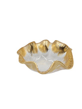 Load image into Gallery viewer, Gold Ruffle Bowl
