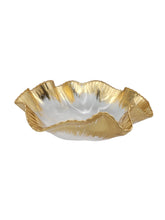 Load image into Gallery viewer, Gold Ruffle Bowl
