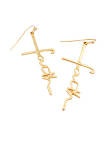 Faith Cross Earrings