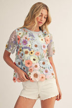 Load image into Gallery viewer, Flower Applique Top
