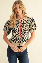 Load image into Gallery viewer, Leopard Sweater Cardigan

