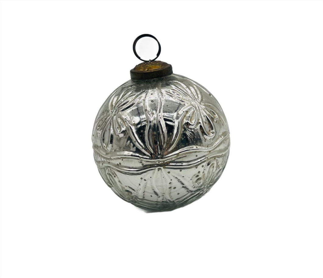 Mercury Glass Ball Ornament