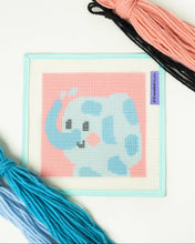 Load image into Gallery viewer, Edward, the Elephant - Needlepoint Kit for Kids
