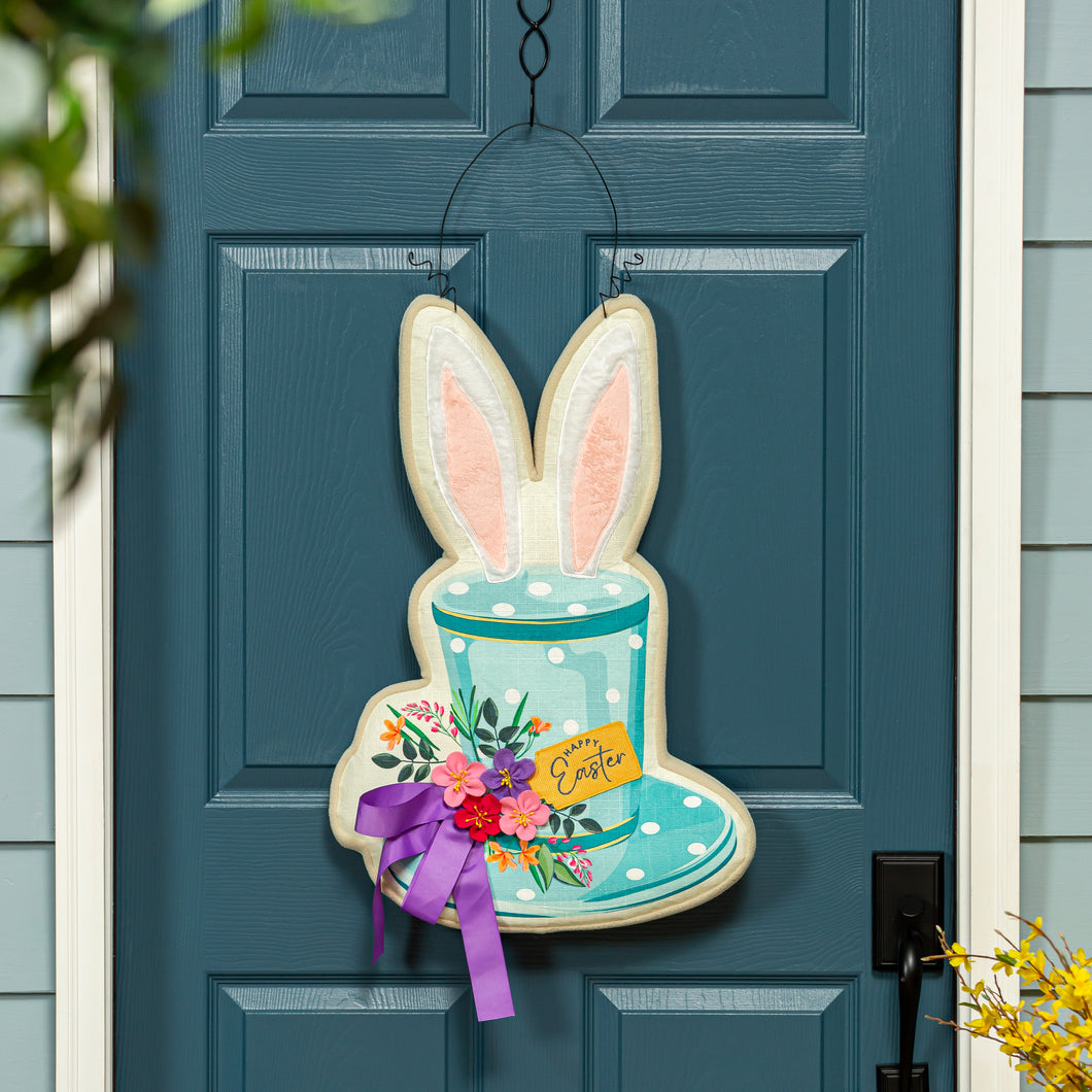 Easter Hat Door Hanger