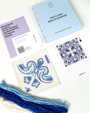 Load image into Gallery viewer, Portuguese Tile Needlepoint Kit: Ribeira
