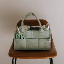 Load image into Gallery viewer, Diaper Caddy in Sage Green
