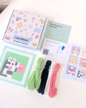 Load image into Gallery viewer, Zoe, the Zebra - Needlepoint Kit for Kids
