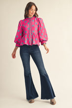 Load image into Gallery viewer, Pink Polka Dot Top
