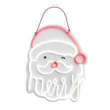 Load image into Gallery viewer, Neon Santa Door Hanger
