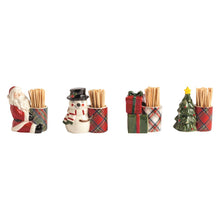 Load image into Gallery viewer, Tartan Toothpick Holder
