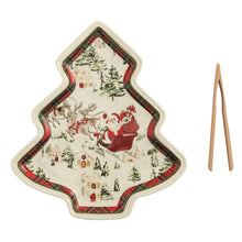 Load image into Gallery viewer, Santa Cookie Plate
