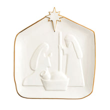 Load image into Gallery viewer, Gold Edge Nativity Tray
