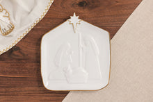 Load image into Gallery viewer, Gold Edge Nativity Tray
