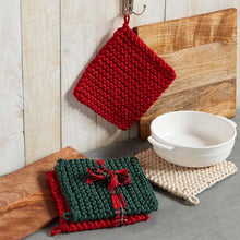 Load image into Gallery viewer, Crochet Pot Holder Set
