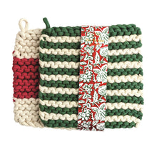 Load image into Gallery viewer, Striped Pot Holder Set
