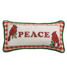 Load image into Gallery viewer, Cardinal Needlepoint Pillow
