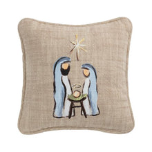 Load image into Gallery viewer, Nativity Scene Mini Pillow
