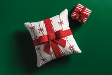 Load image into Gallery viewer, Bow Felted Pillow

