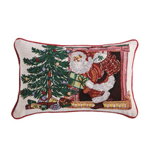 Load image into Gallery viewer, Tapestry Santa Pillow
