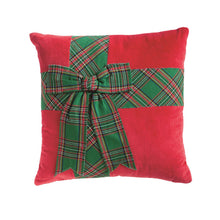 Load image into Gallery viewer, Tartan Bow Pillow
