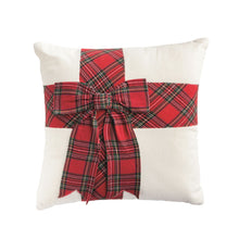 Load image into Gallery viewer, Tartan Bow Pillow
