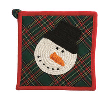 Load image into Gallery viewer, Tartan Crochet Trivet
