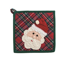 Load image into Gallery viewer, Tartan Crochet Trivet
