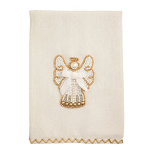 Load image into Gallery viewer, Gold Beaded Hand Towel
